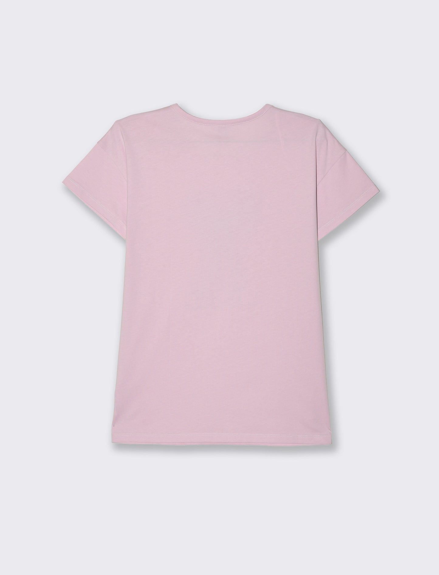 T-shirt con stampa e paillettes da donna - var 3