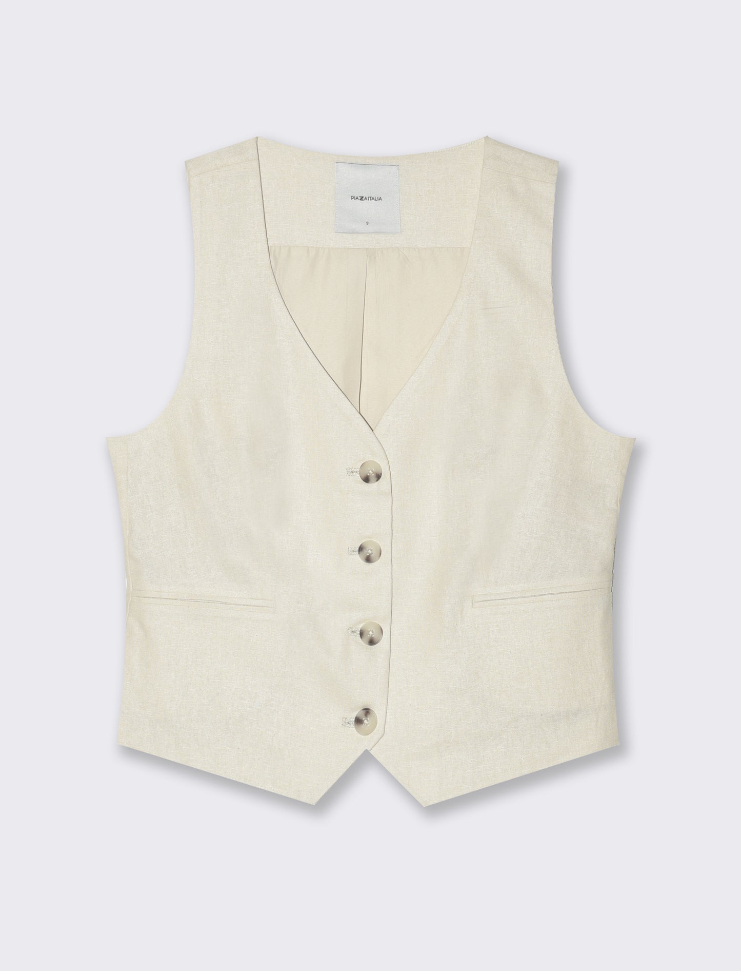 Gilet da donna - Beige corda