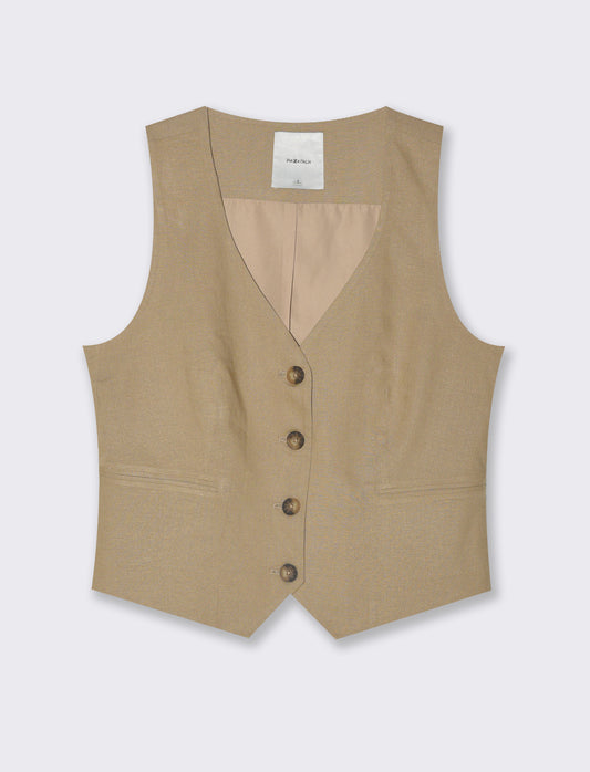 Gilet da donna - Caramello