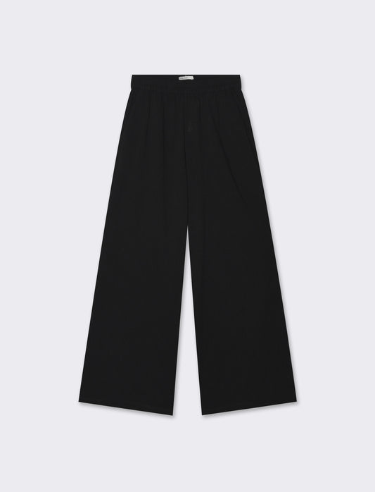 Pantalone con spacchi da donna - Nero