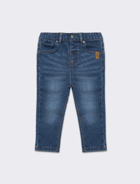 Jeans modello regular da neonato - Denim