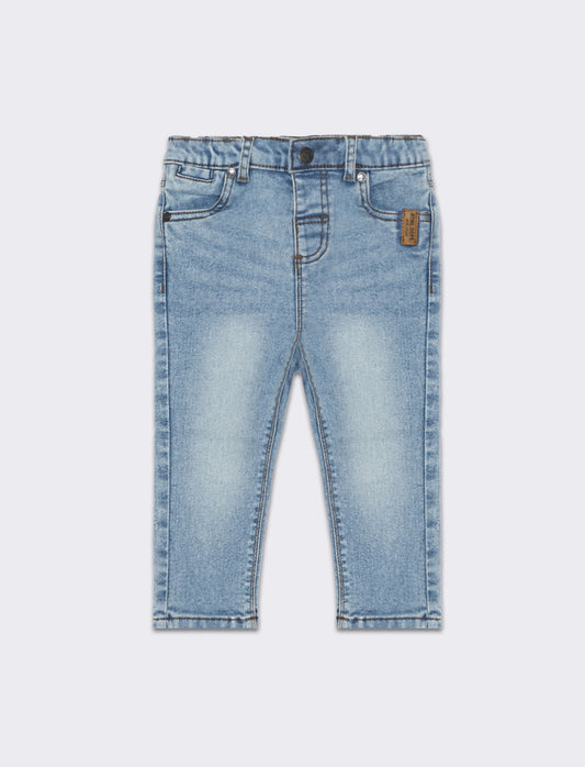 Jeans modello regular da neonato - Denim chiaro
