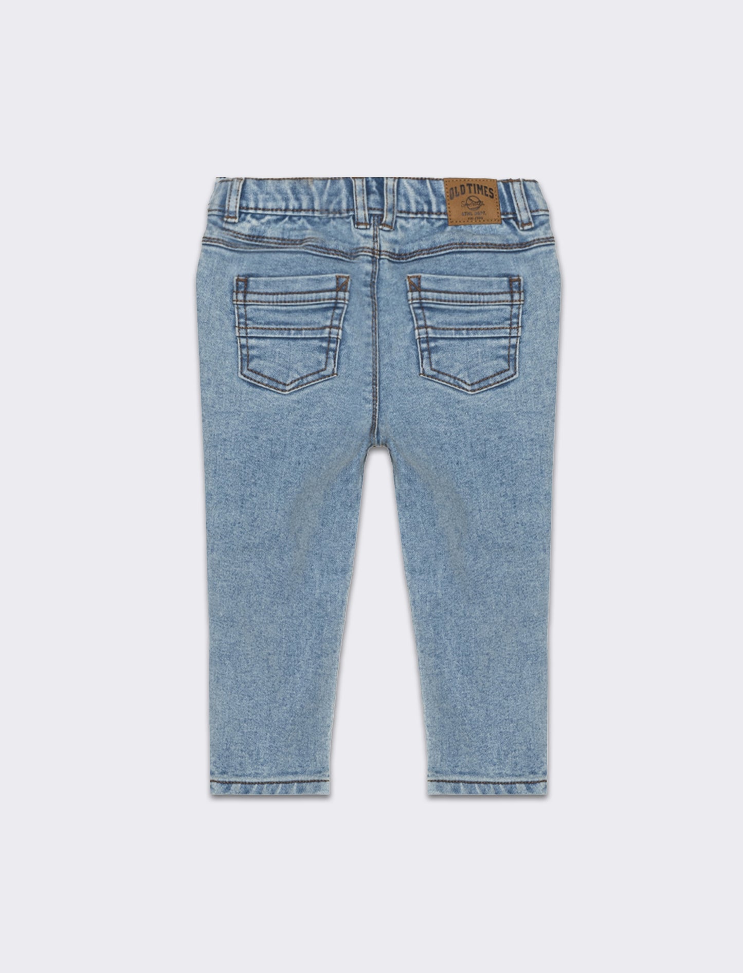 Jeans modello regular da neonato - Denim chiaro