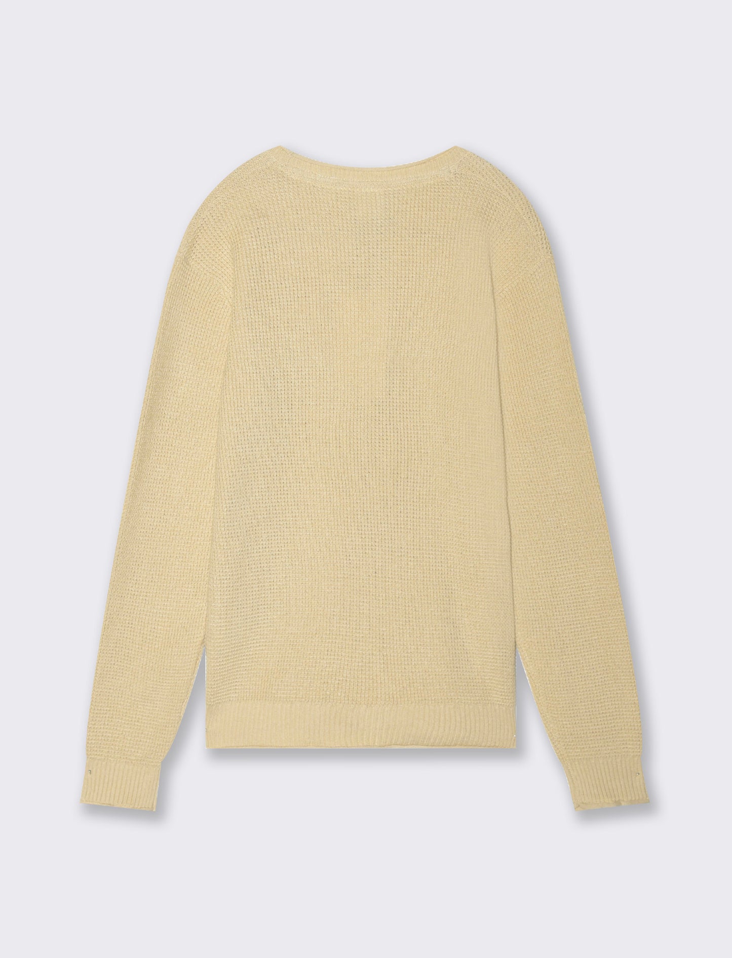 Maglia girocollo e taschino da bambino - Beige
