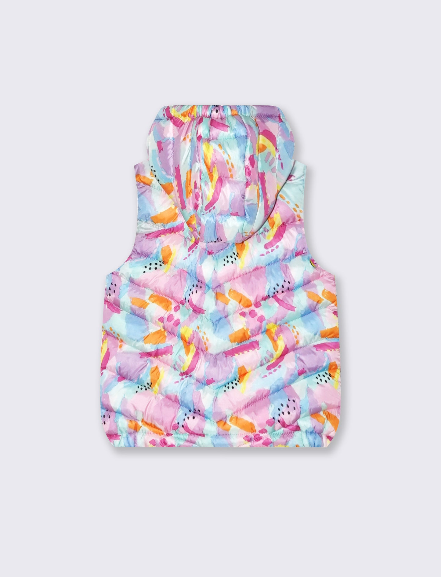 Gilet trapuntato leggero. da bambina - Rosa