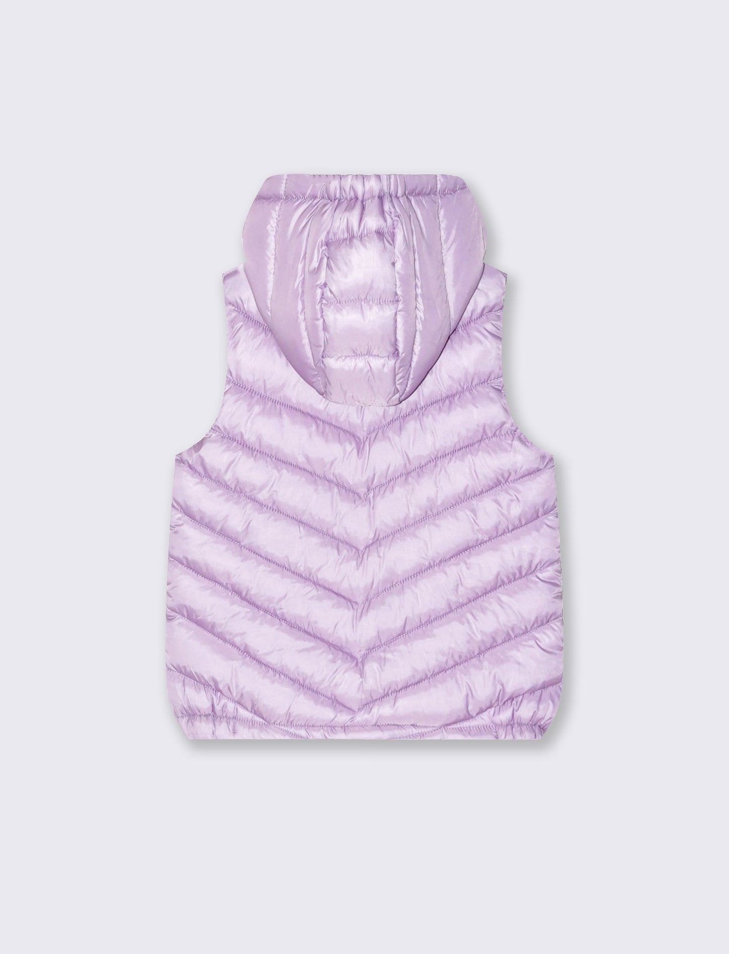 Gilet trapuntato leggero. da bambina - Lilla