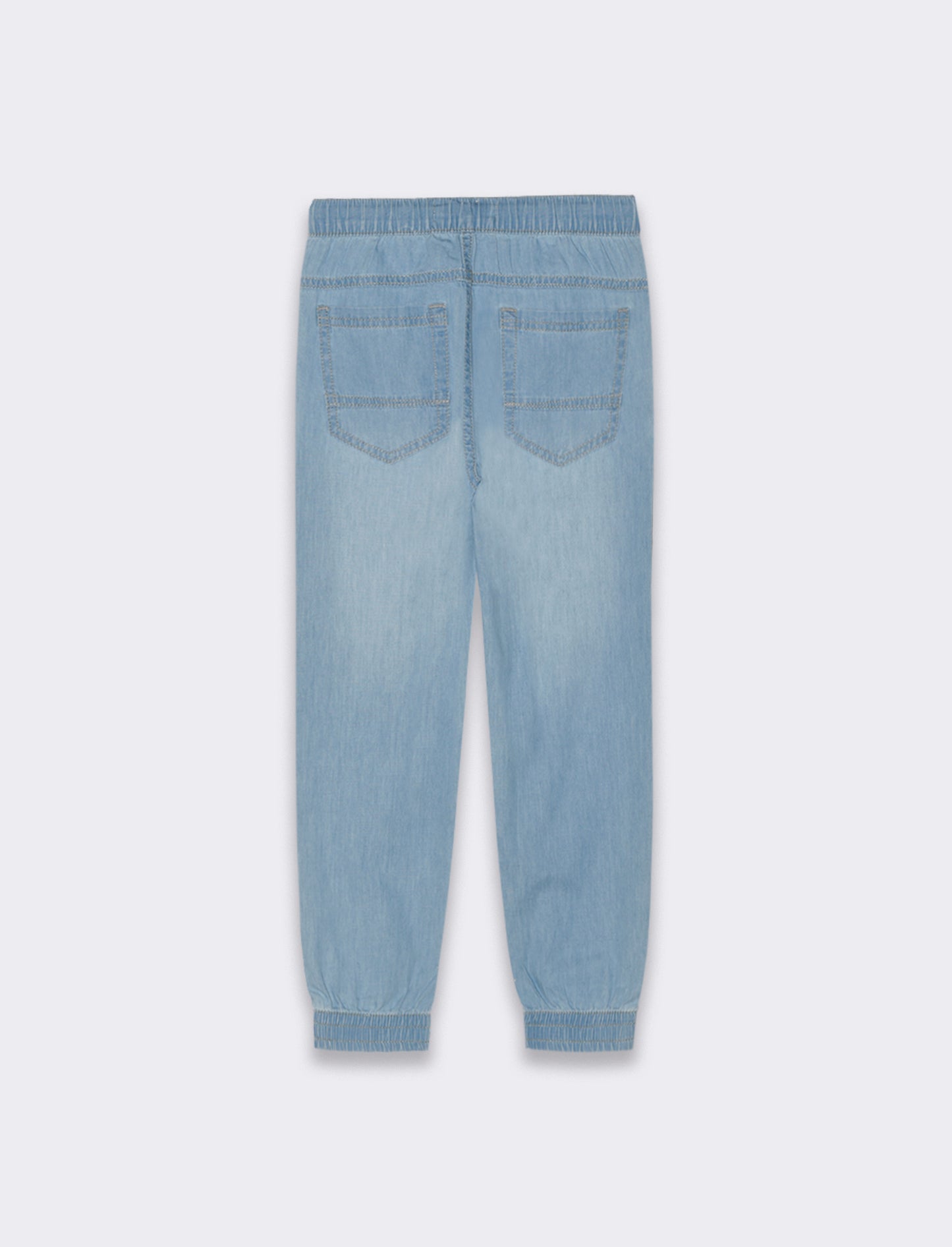 Jogger in denim leggero da bambino - Denim chiaro