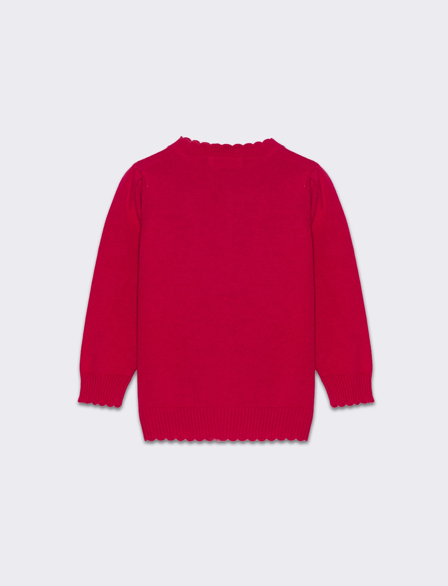Cardigan con bottoncini da neonata - Fuxia