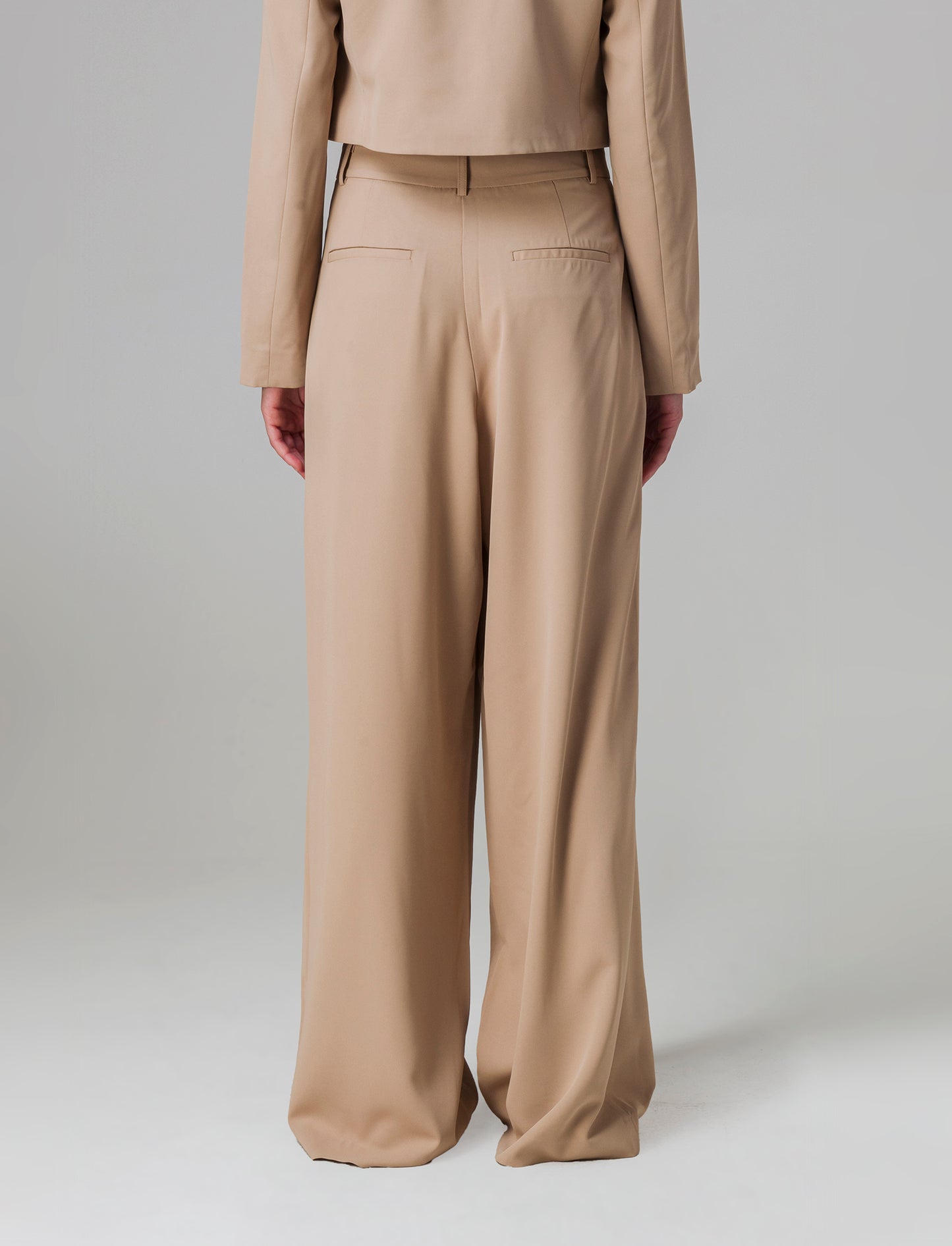 Pantalone gamba dritta da donna - Beige