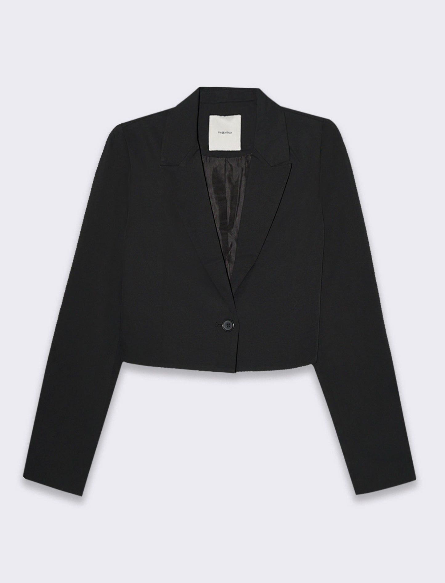 Woman's stylish crop blazer for modern looks - Black