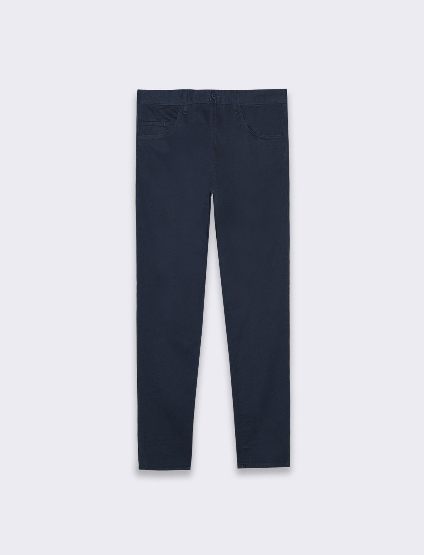 Man's basic 5-pocket regular fit pants - Blue
