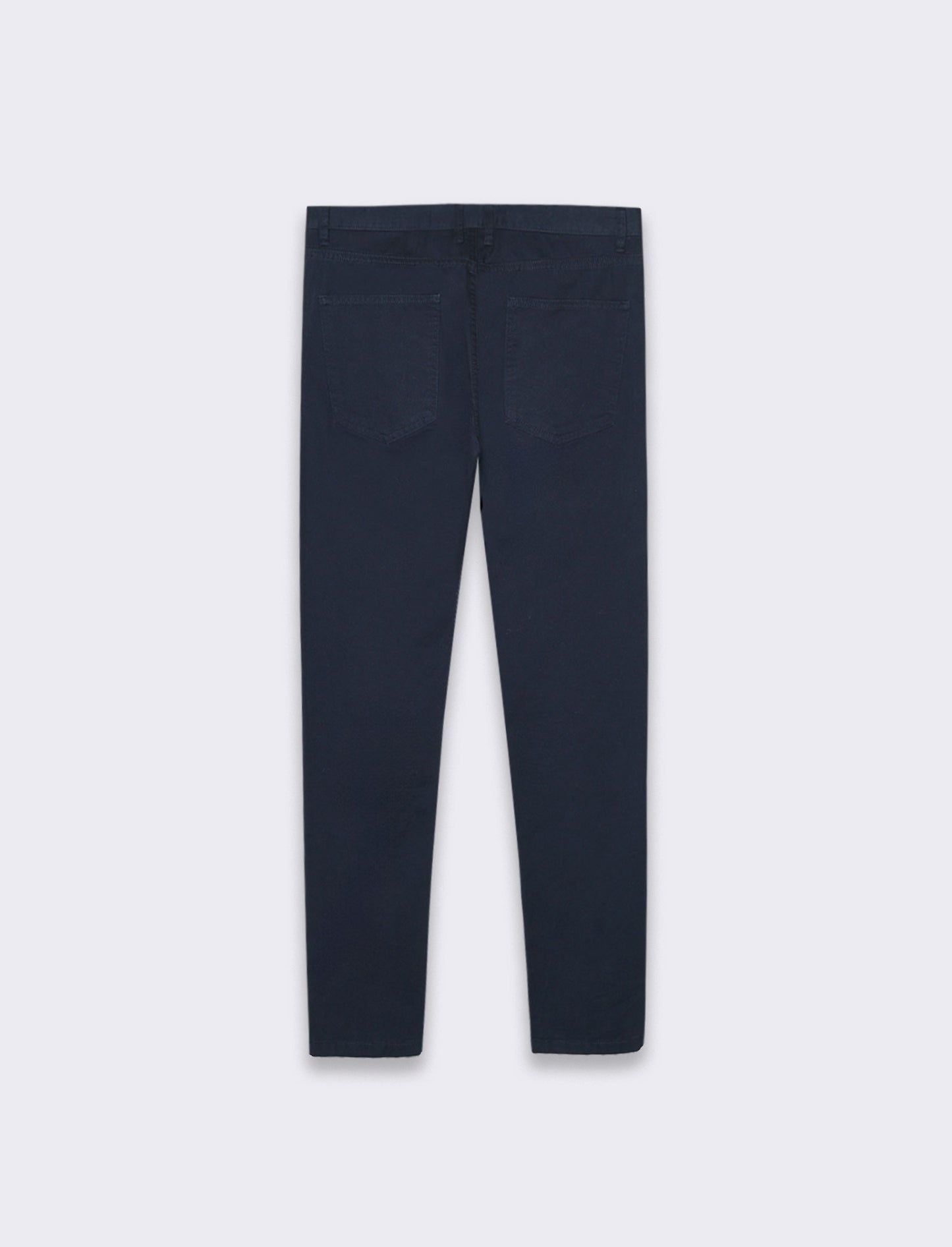 Man's basic 5-pocket regular fit pants - Blue