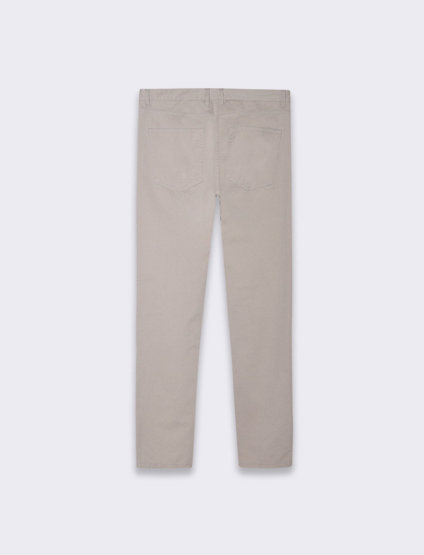 Pantaloni basic 5 tasche regular fit da uomo - Beige