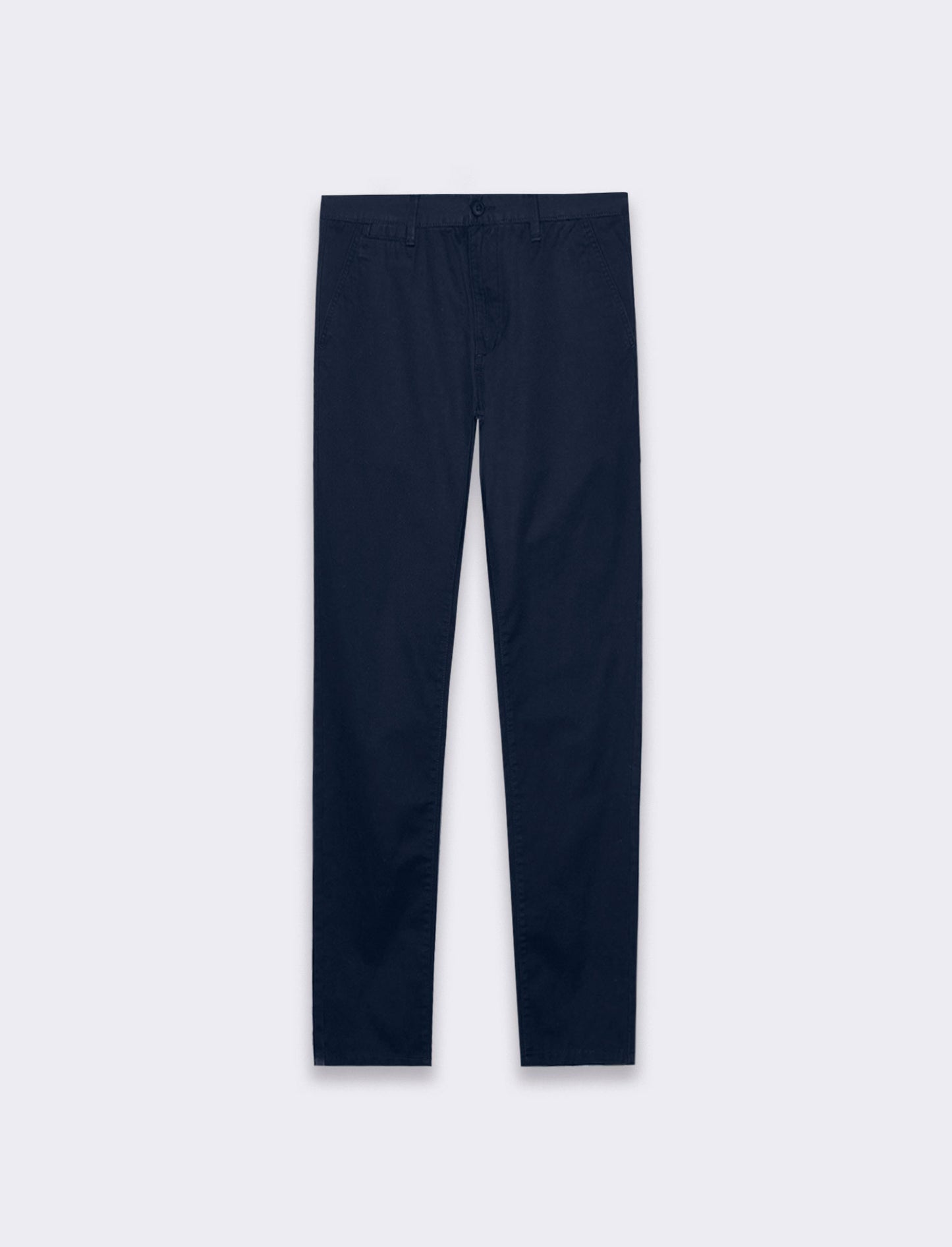 Man's basic regular fit chino pants - Blue