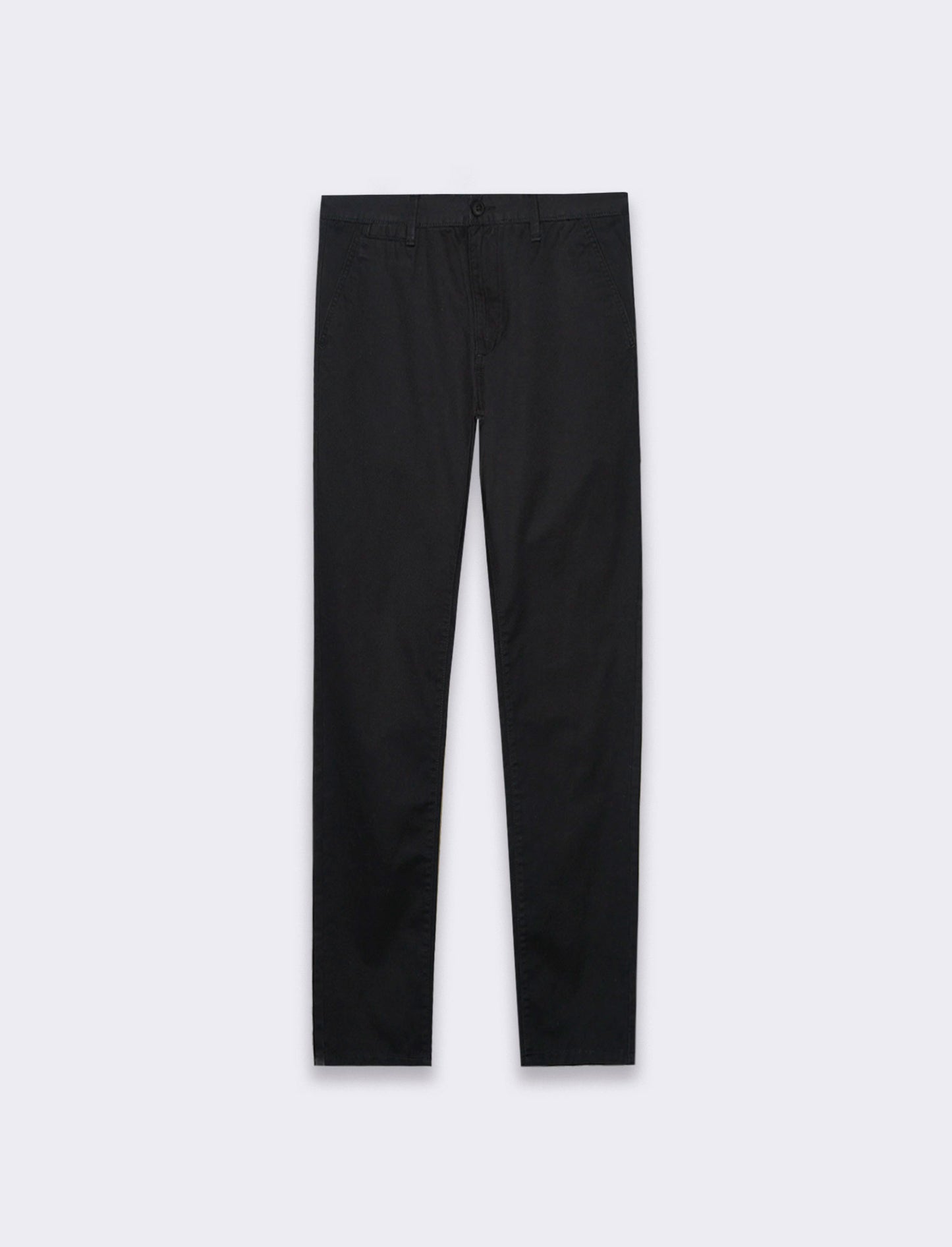 Man's basic regular fit chino pants - Black