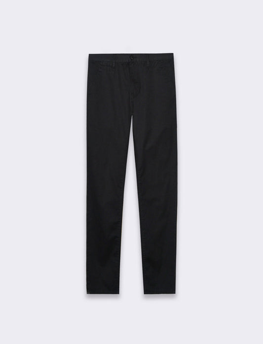 Man's basic regular fit chino pants - Black