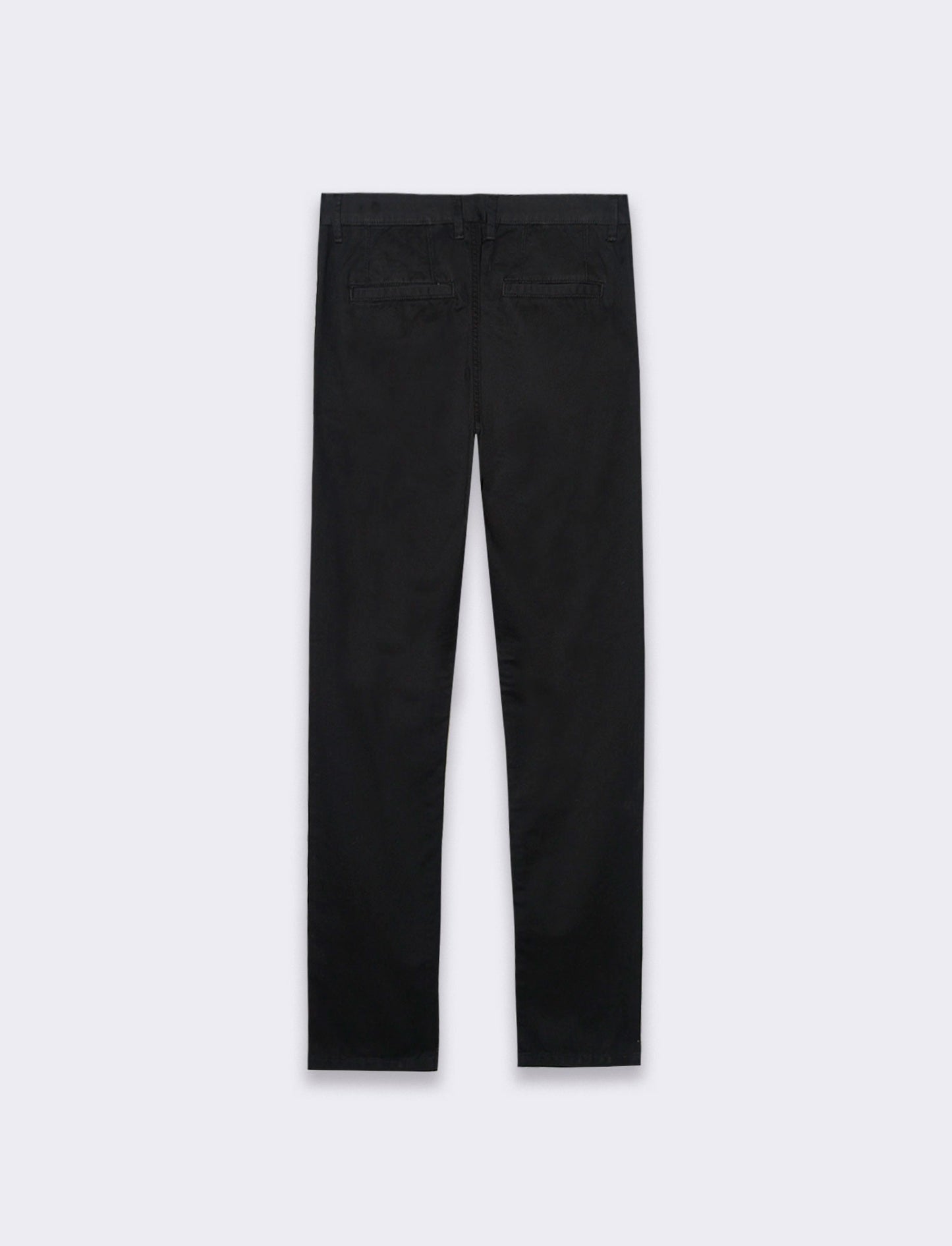 Man's basic regular fit chino pants - Black