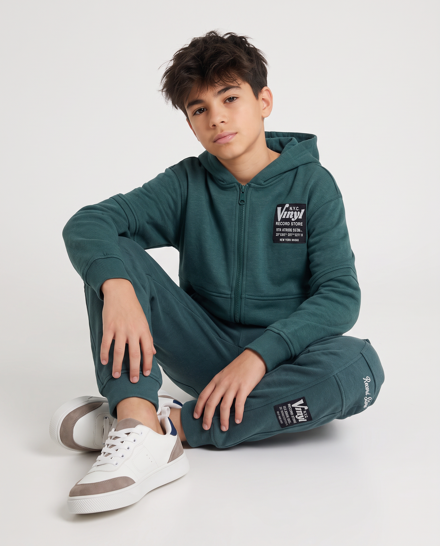 College style hoodie - Green