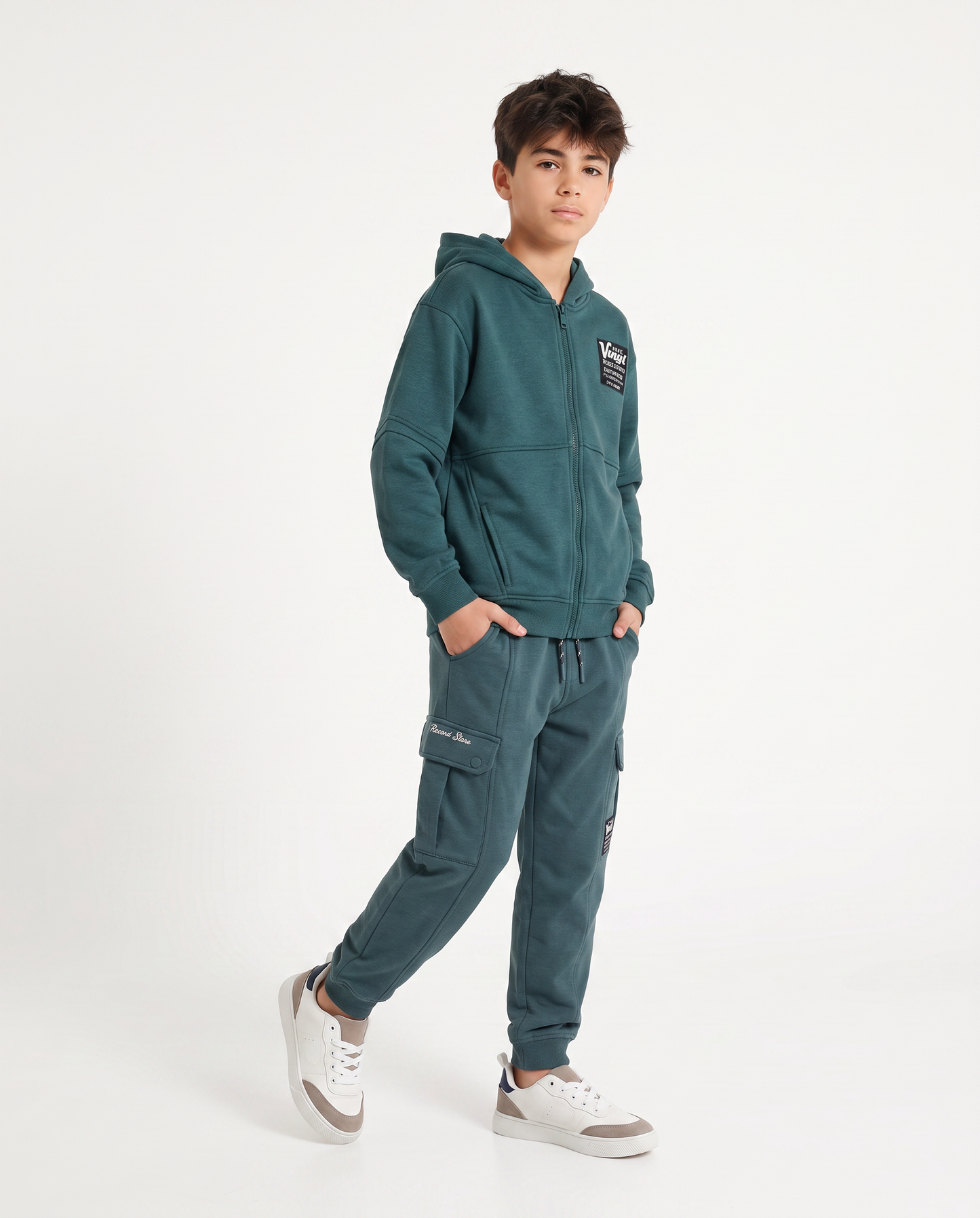 College style hoodie - Green