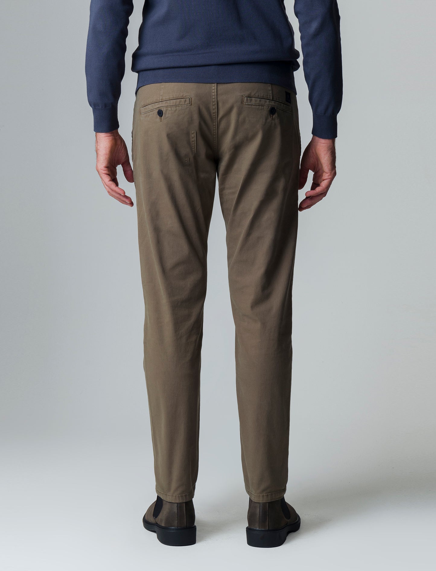 Man's slim fit chino pants - Grey