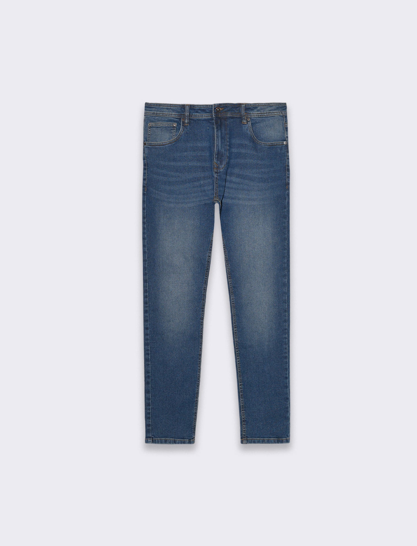 Man's dark blue skinny fit jeans - Blue