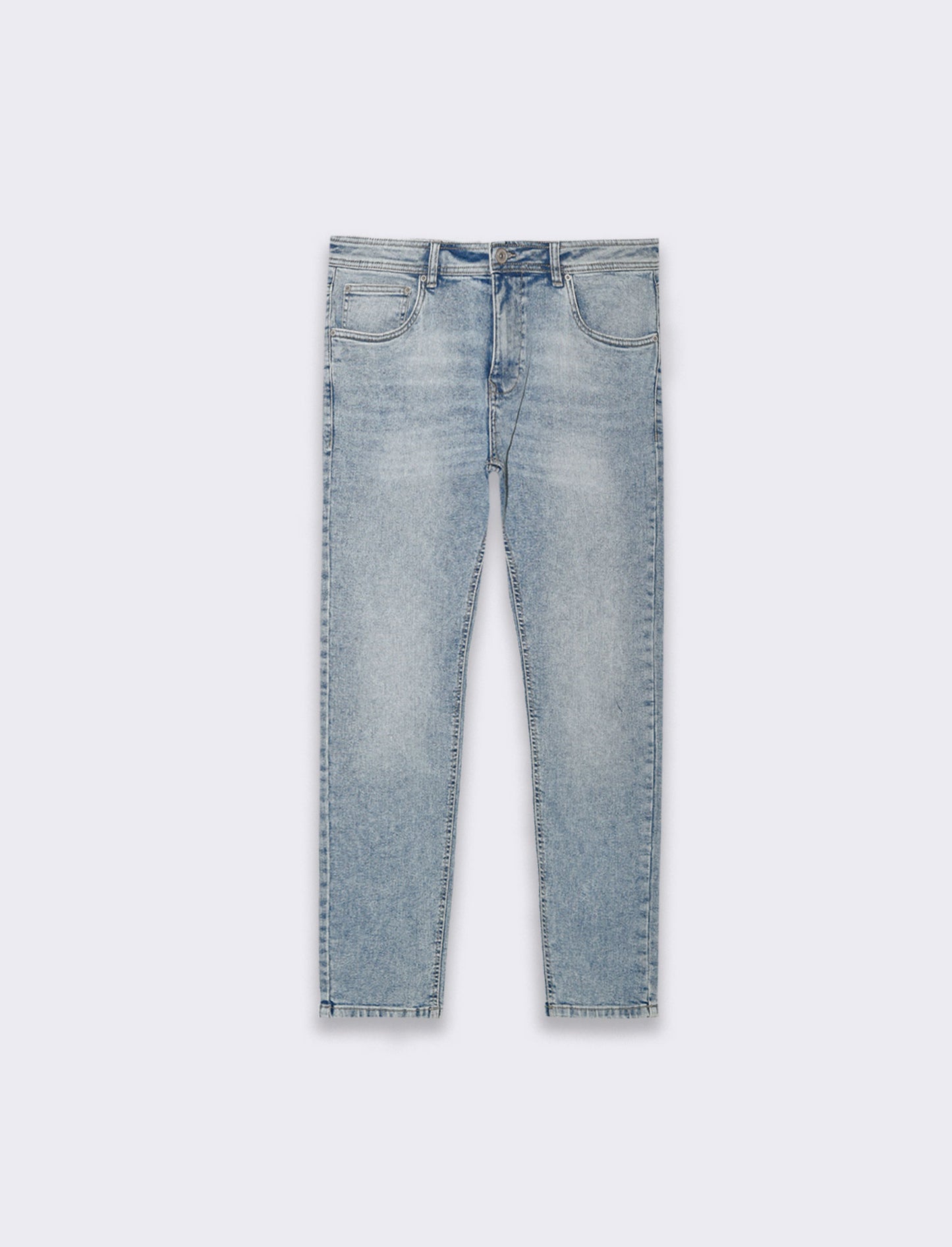 Jeans skinny fit blu chiaro da uomo - Denim chiaro