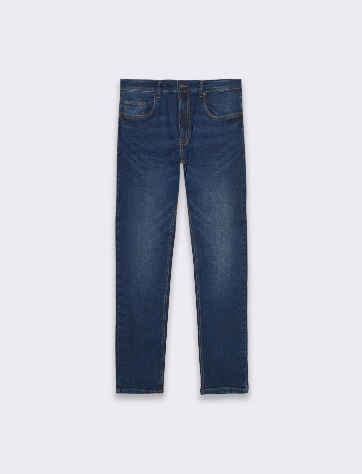 Jeans slim fit blu scuro da uomo - Denim