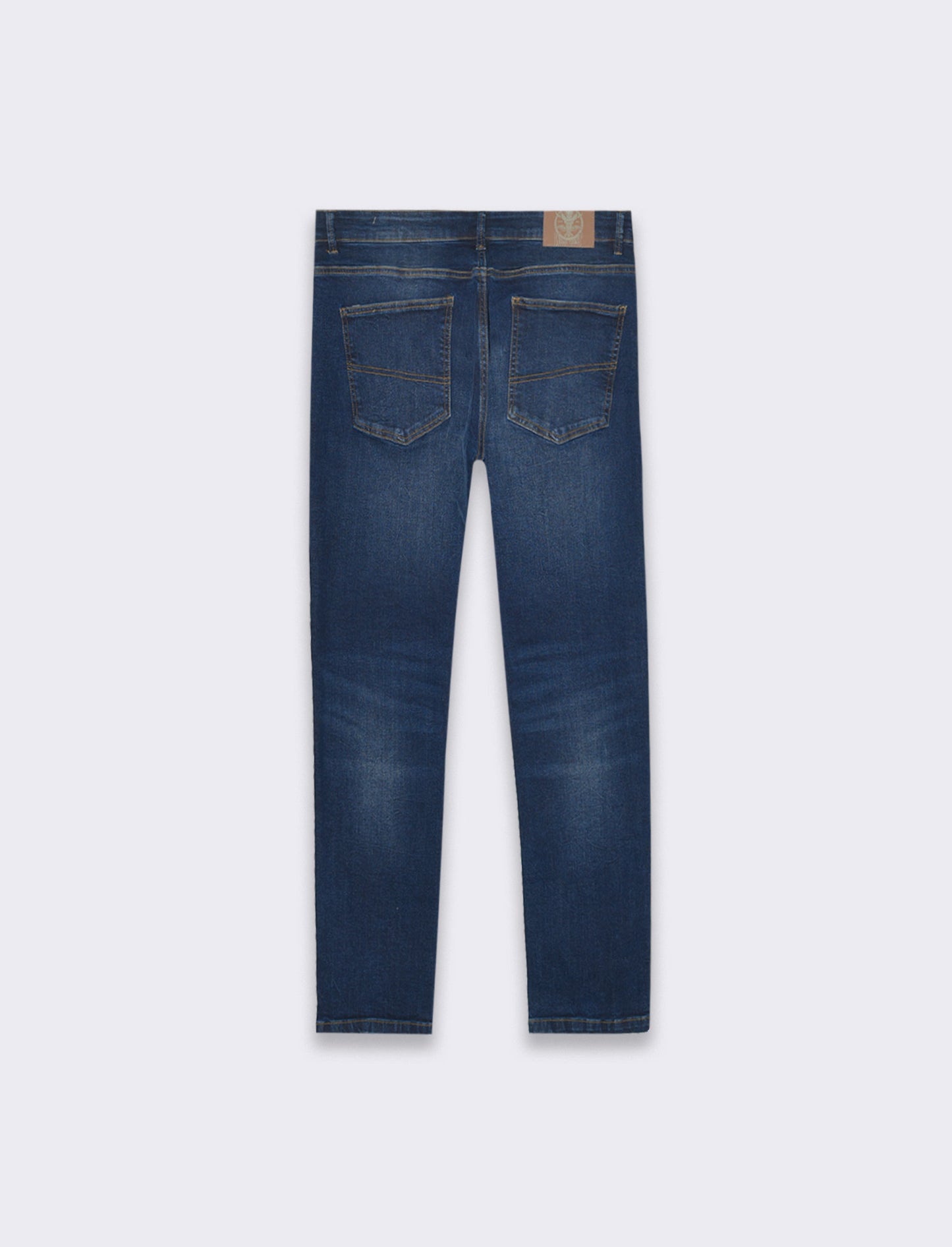 Jeans slim fit blu scuro da uomo - Denim