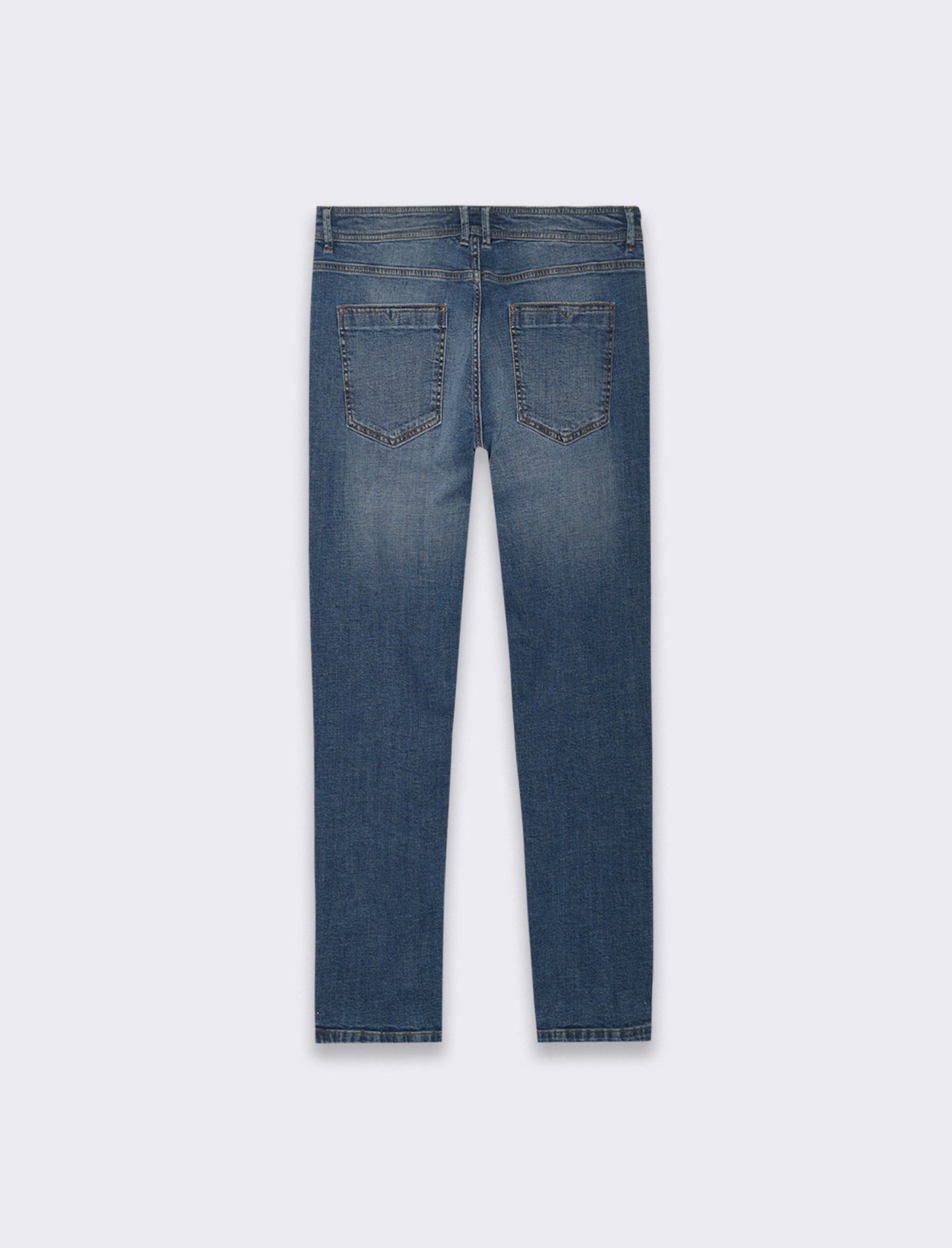 Jeans regular fit blu medio da uomo - Denim