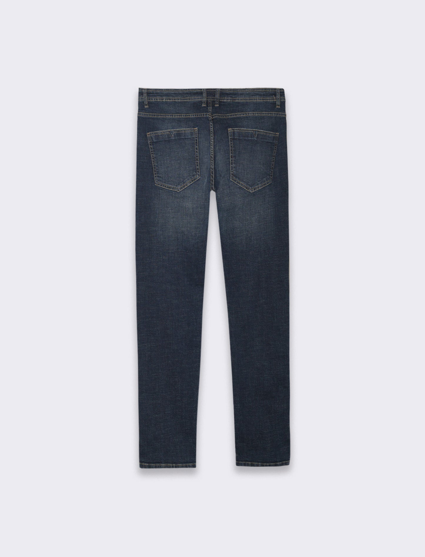 Man's dark blue regular fit jeans - Blue