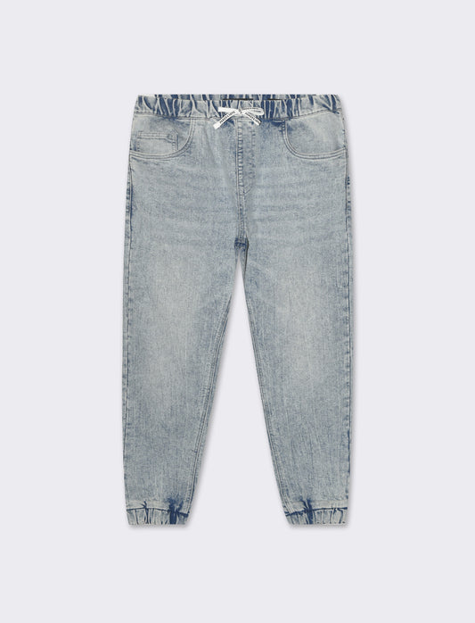 Jeans modello jogger da uomo - Denim chiaro