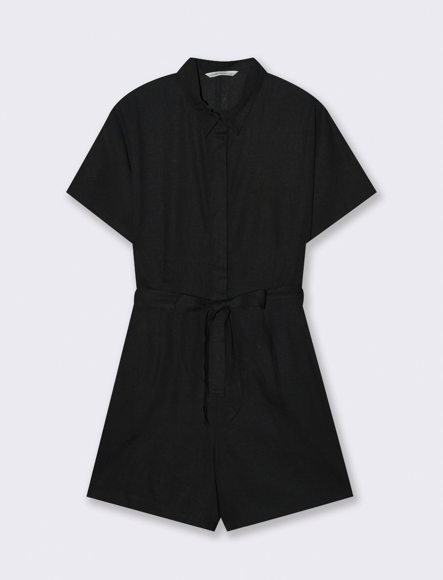Jumpsuit corta da donna - Nero