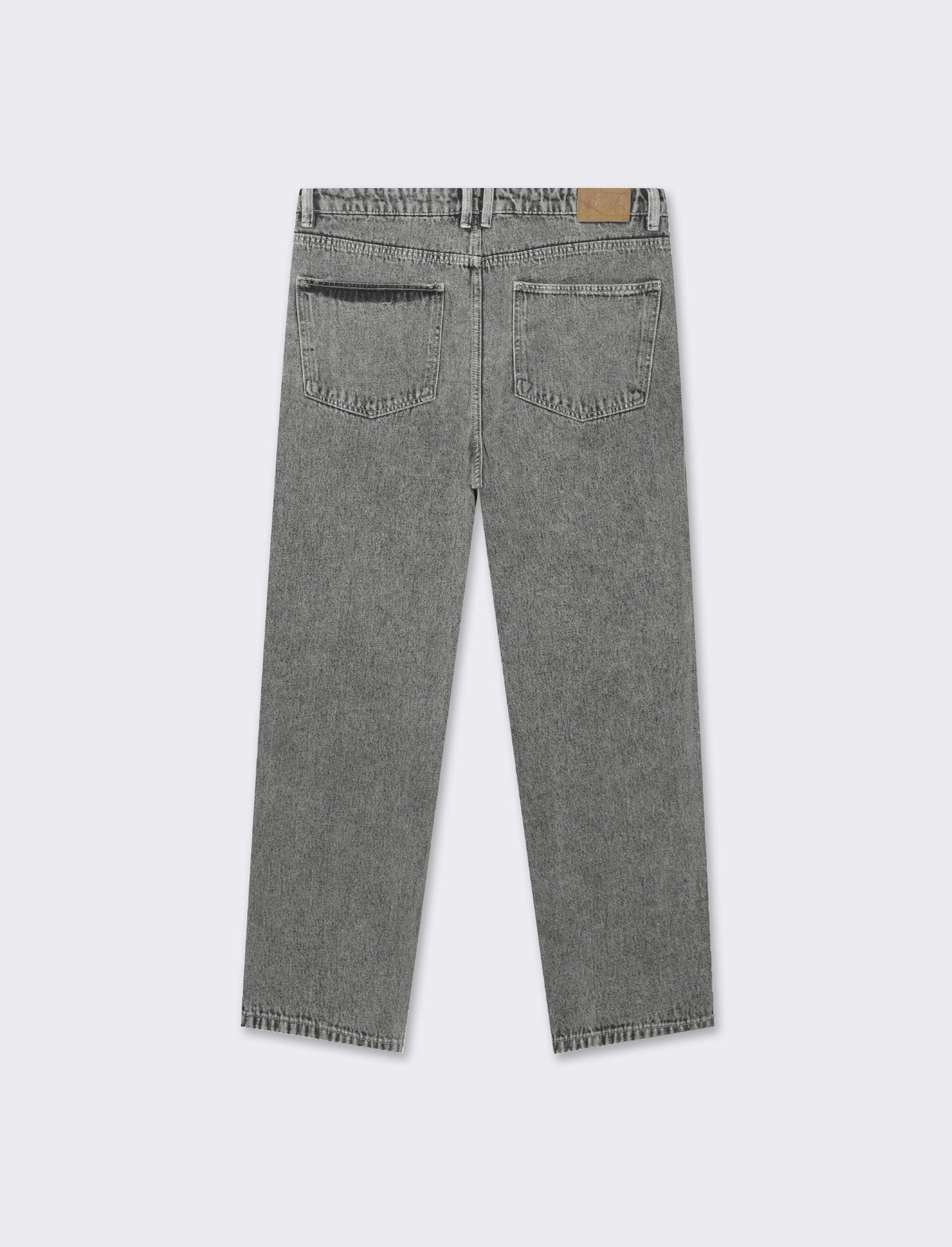 Jeans baggy fit grigio medio da uomo - Denim