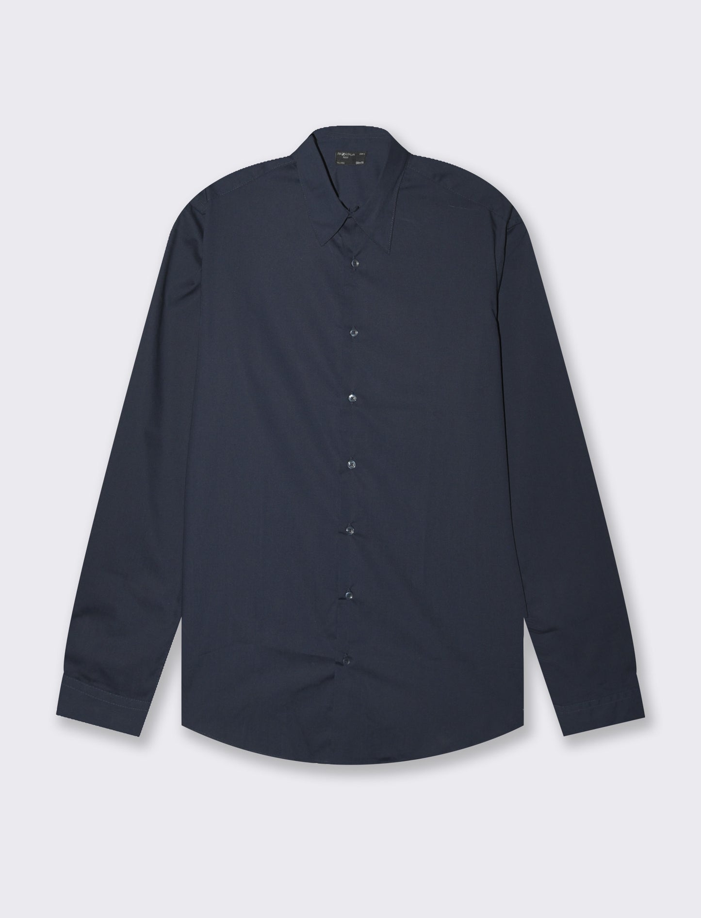 Camicia basic slim fit easy iron da uomo - Blu