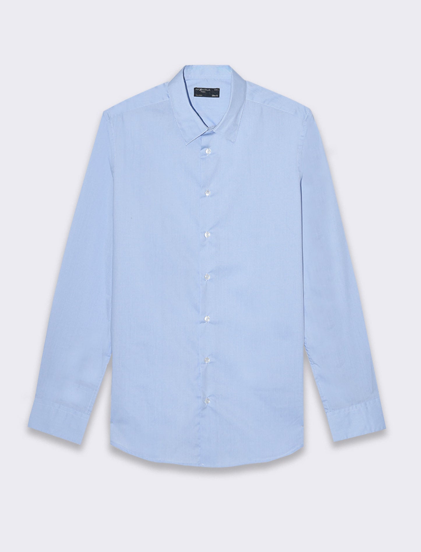 Camicia basic slim fit easy iron da uomo - Celeste