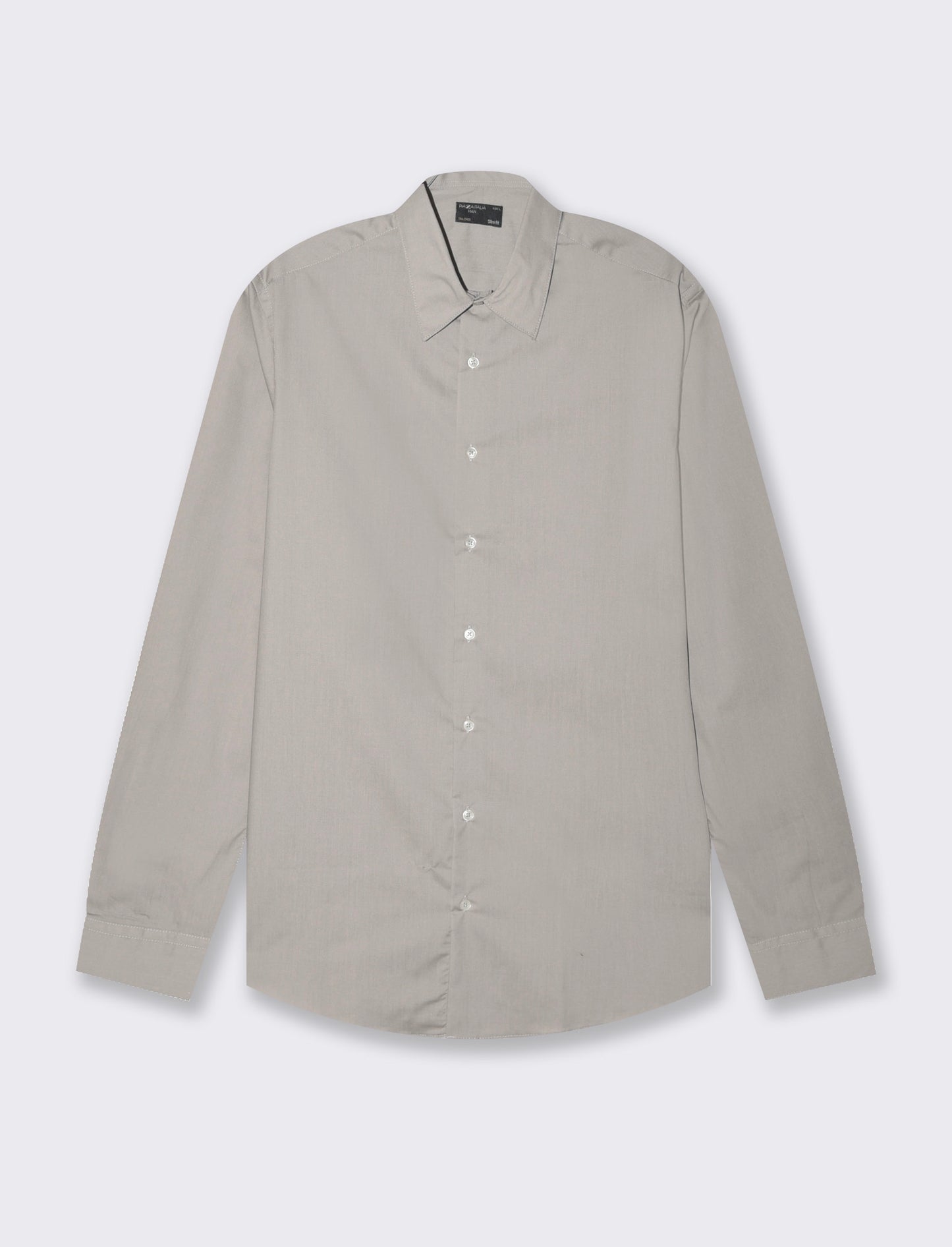 Camicia basic slim fit easy iron da uomo - Grigio