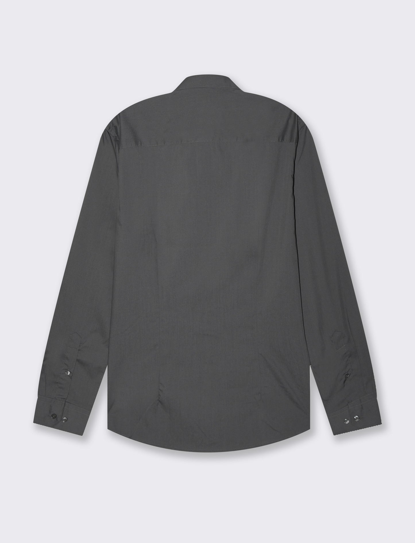 Man's basic slim fit easy iron shirt - Grey