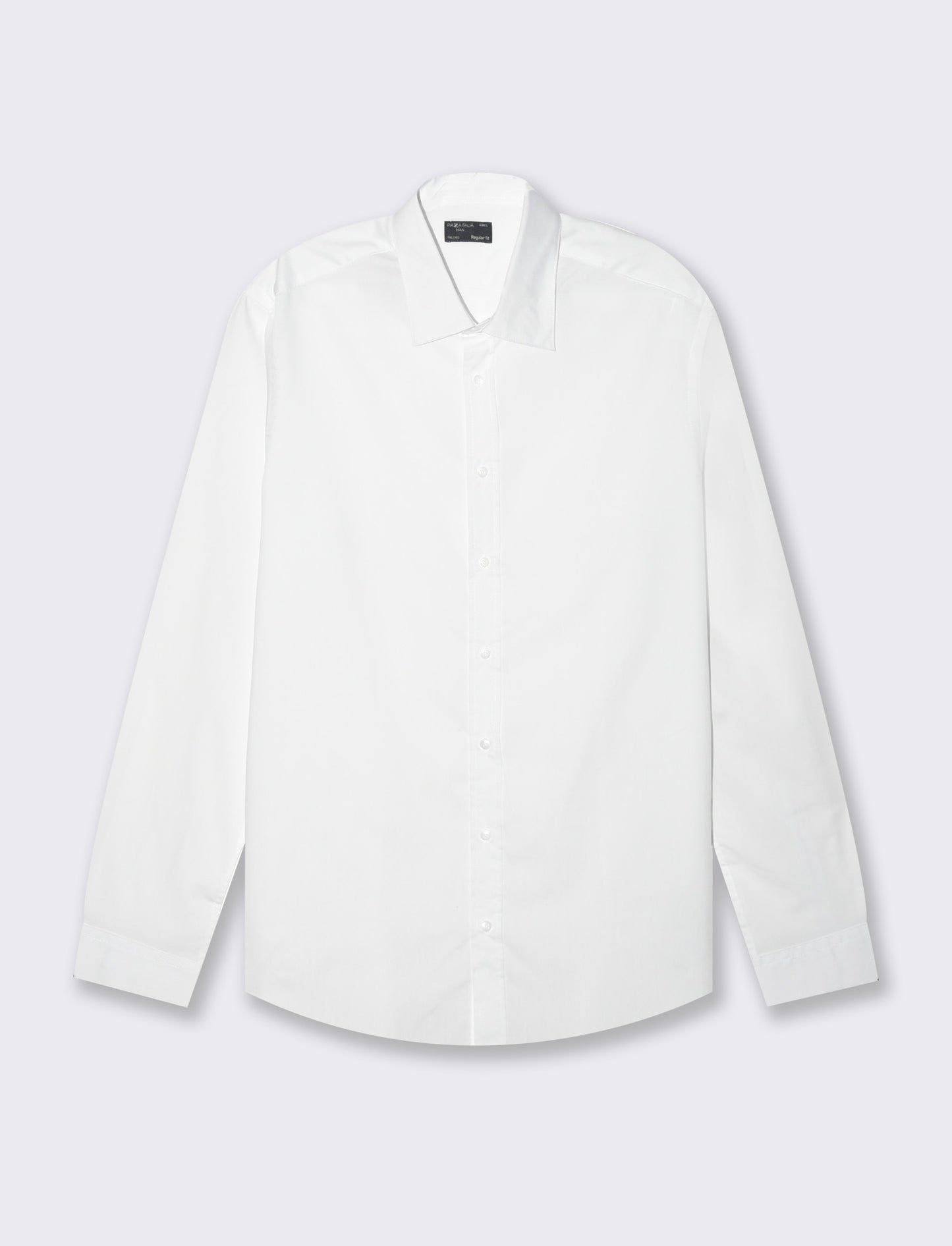 Camicia basic regular fit easy iron da uomo - Bianco