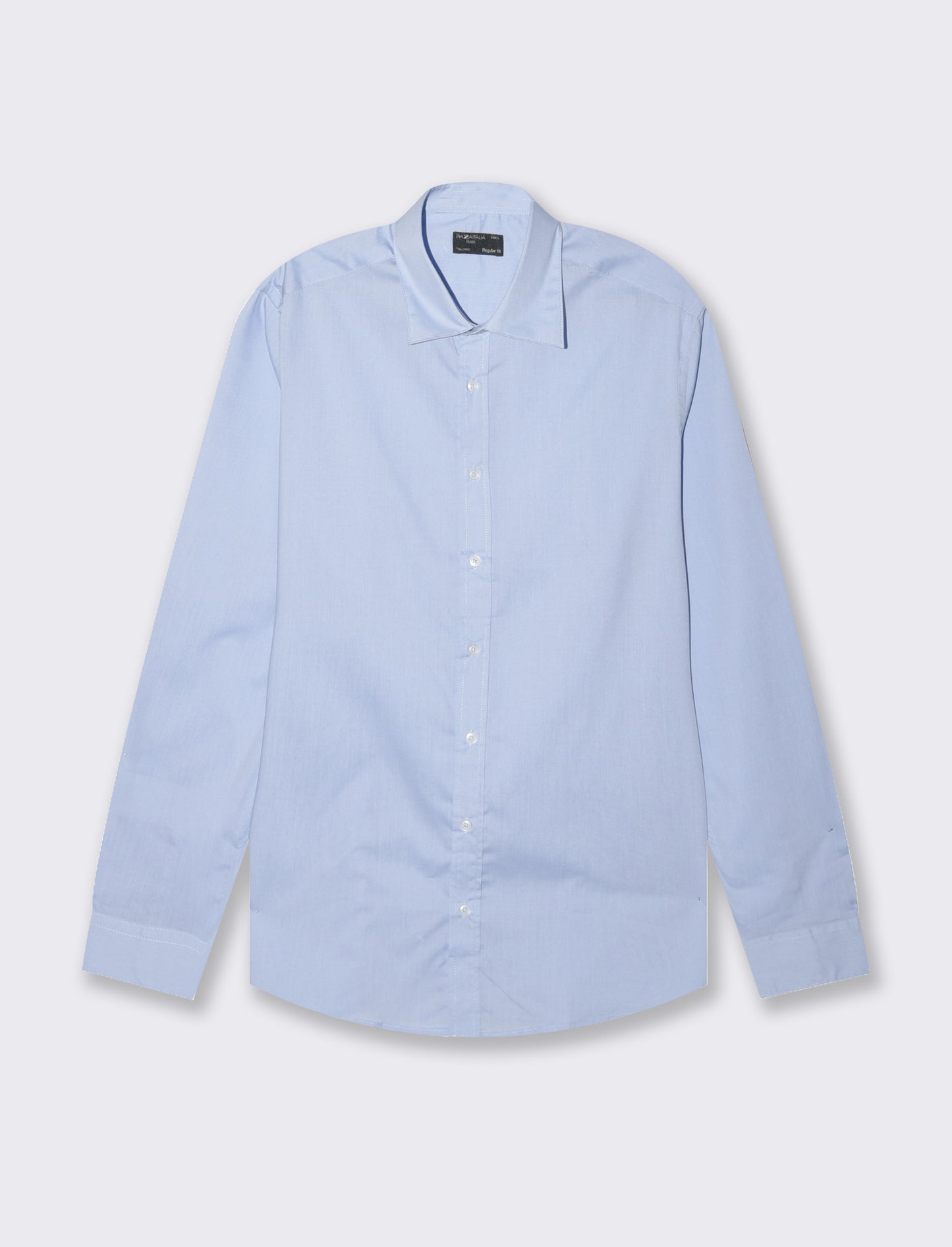 Man's basic regular fit easy iron shirt - Sky blue