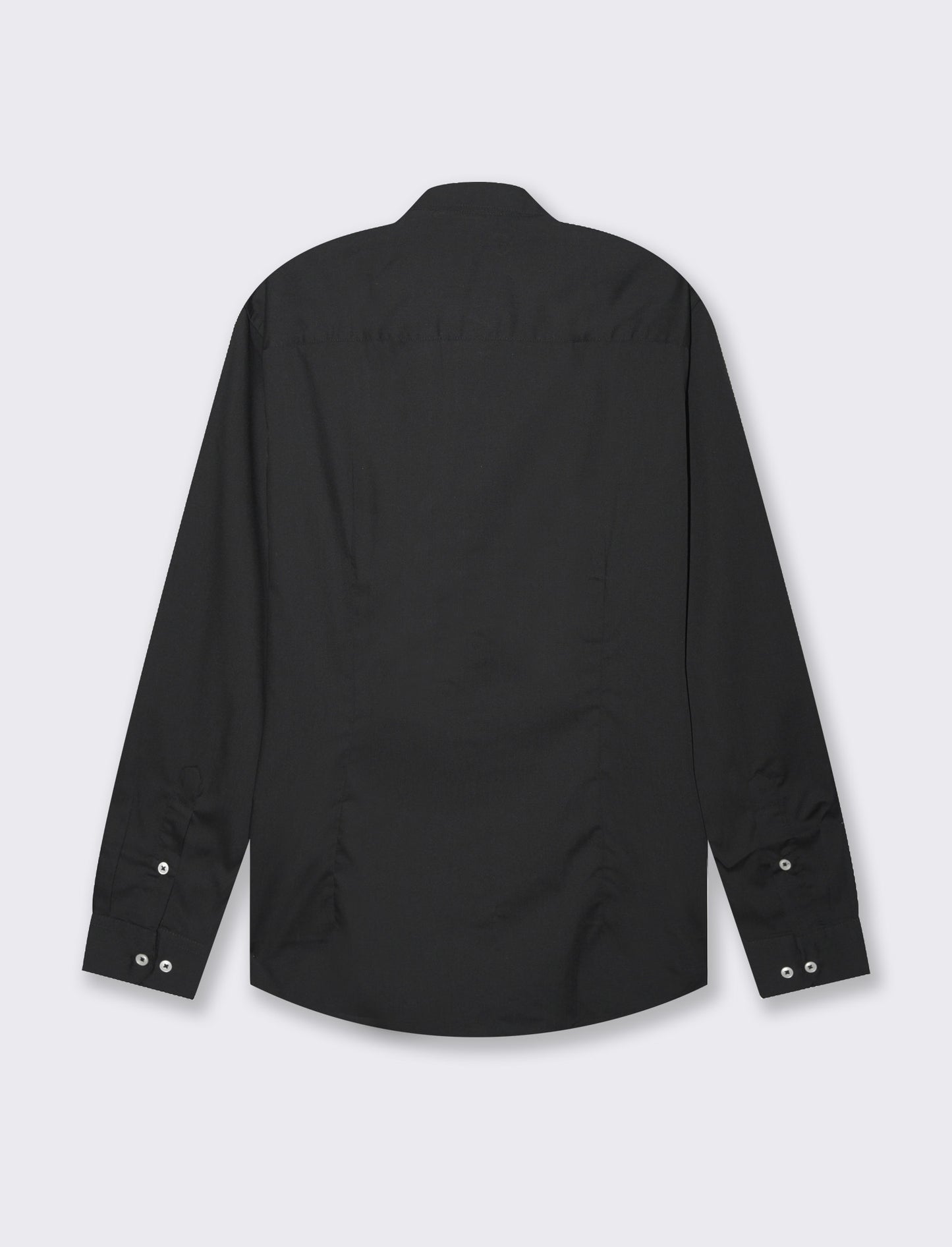Man's basic regular fit easy iron shirt - Black