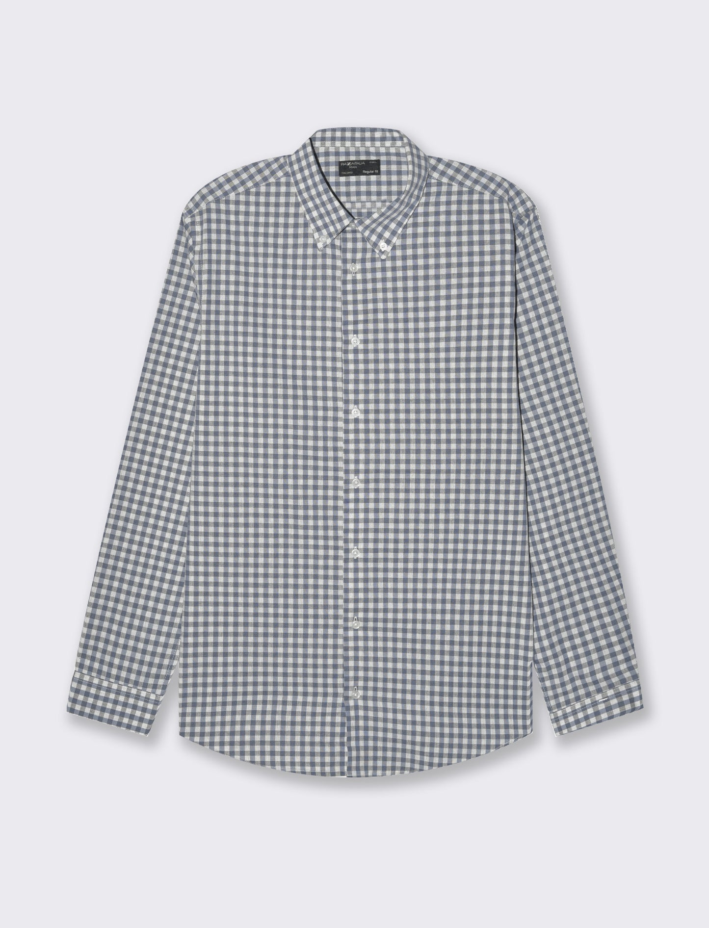 Camicia fantasia a quadri da uomo - CARTA DA ZUCCHERO