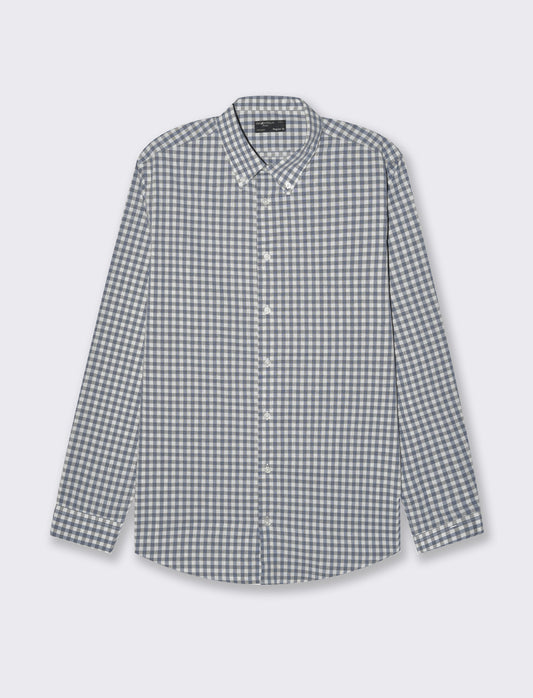 Camicia fantasia a quadri da uomo - CARTA DA ZUCCHERO