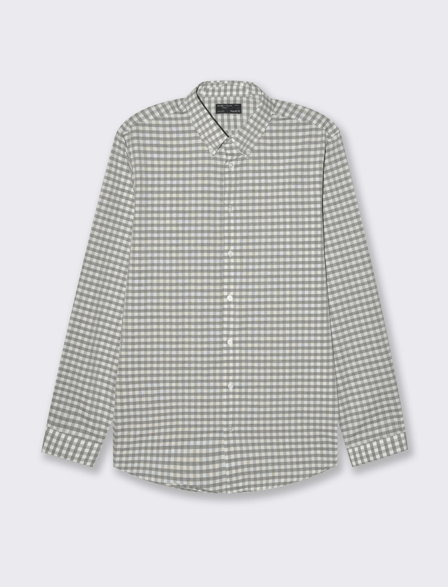 Man's plaid pattern shirt - Green