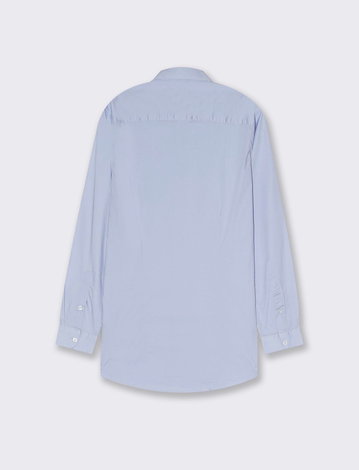 Man's slim fit stretch poplin shirt - Sky blue