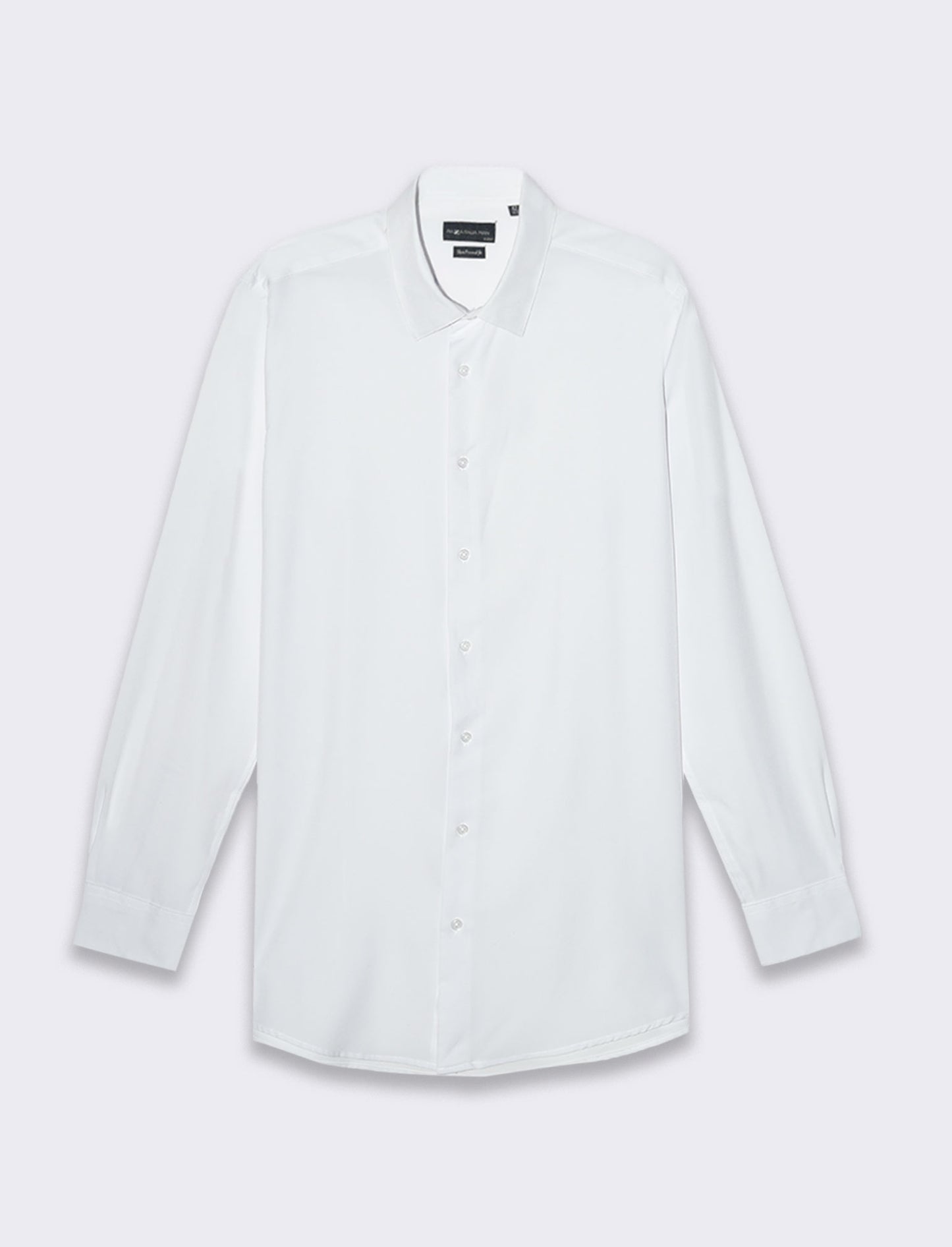 Camicia slim fit tessuto tecnico da uomo - Bianco