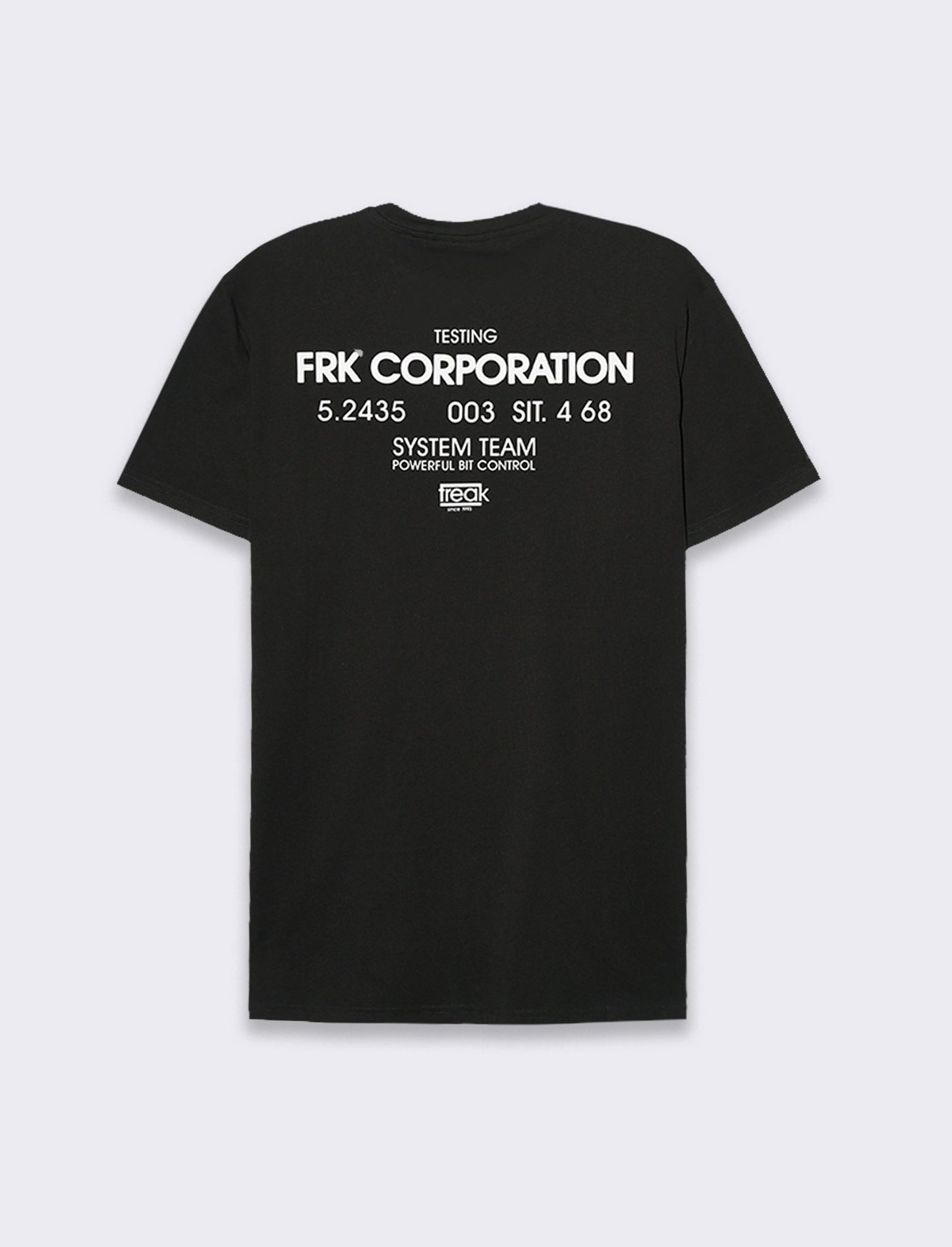 T-shirt in cotone con stampe regular fit da uomo - Nero