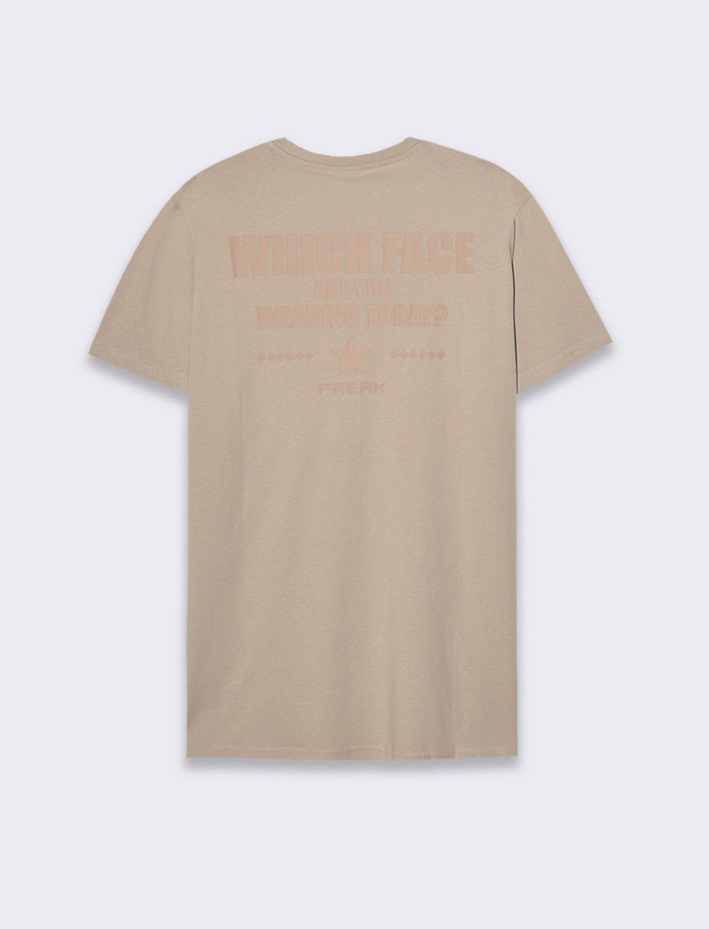 T-shirt in cotone con stampe regular fit da uomo - Beige