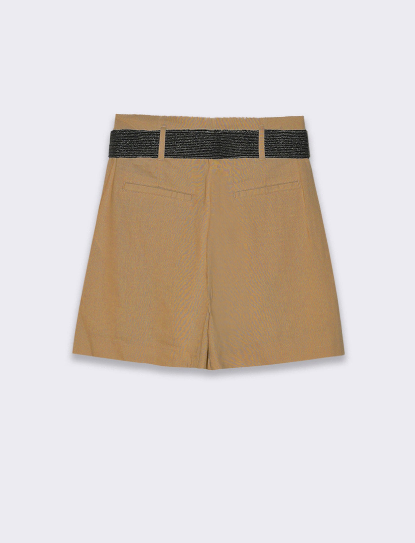 Short con cintura da donna - Caramello