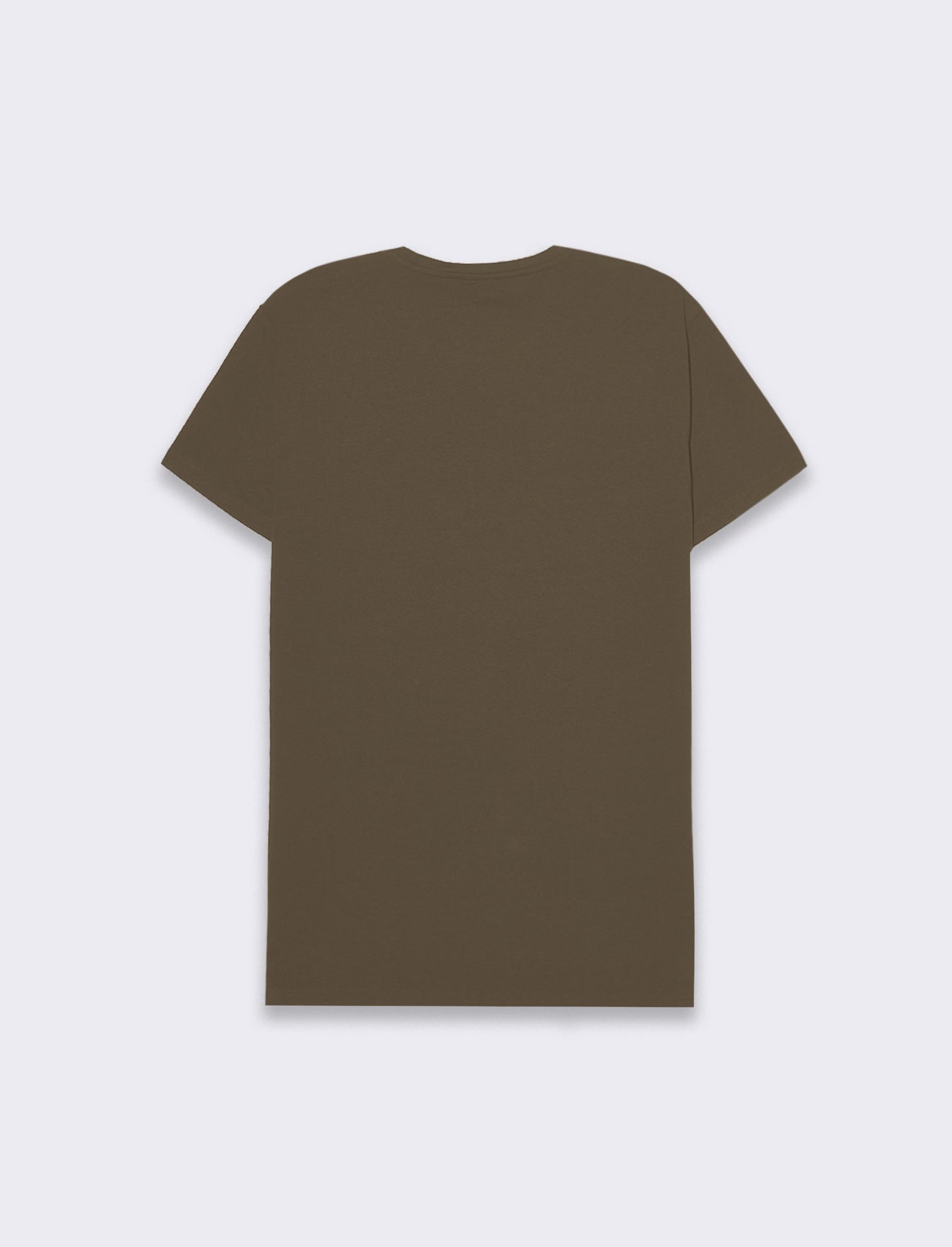 Man's slim fit cotton stretch basic t-shirt - Green
