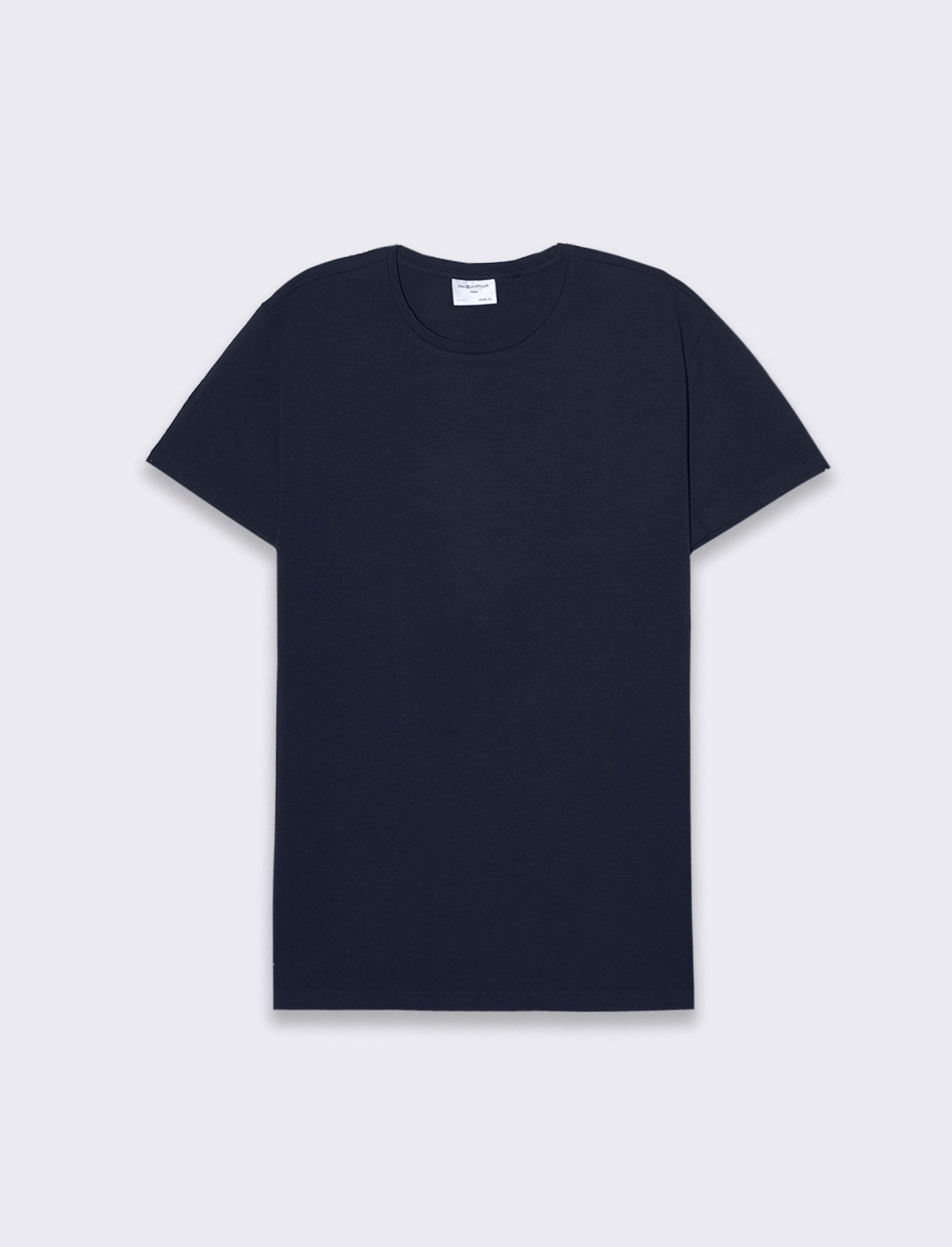 Man's slim fit cotton stretch basic t-shirt - Blue